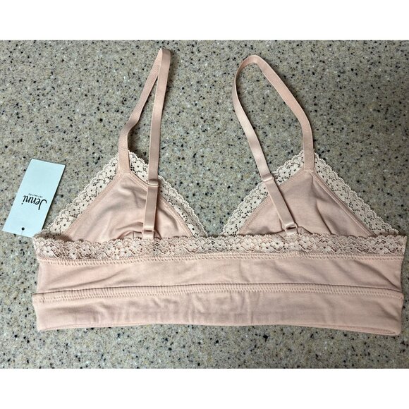Jenni On Repeat Wide Lace Trim Bralette Chai Nude - Picture 4 of 4